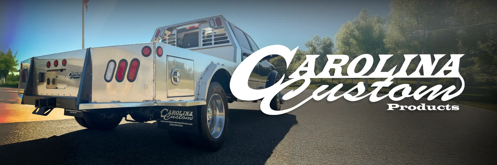 Carolina Custom Products flatbed truck hero image