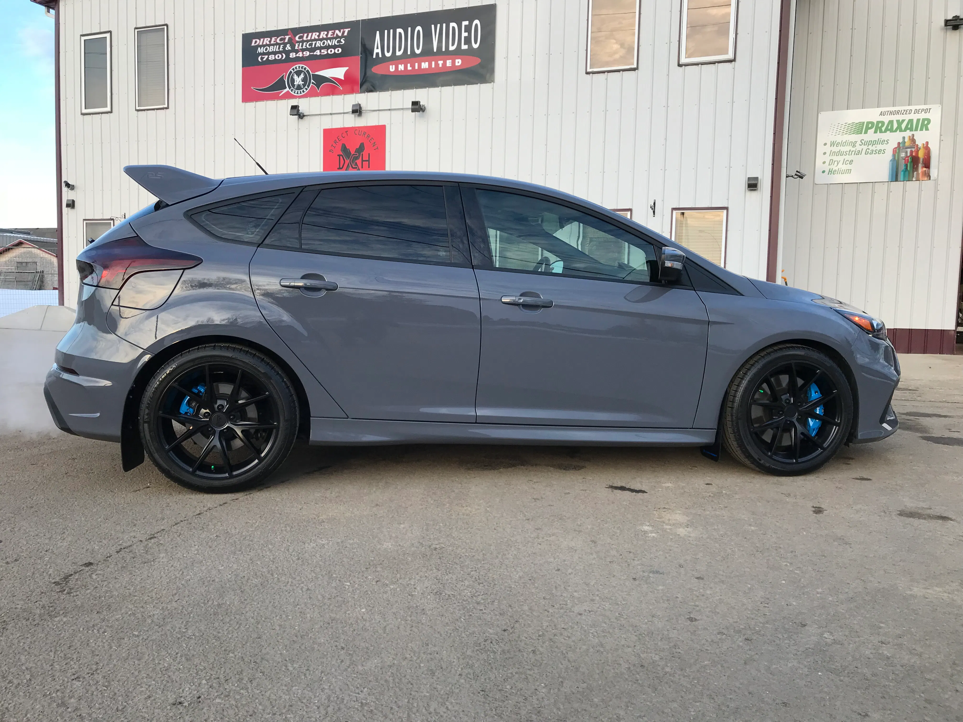 2017 Ford Focus RS with Ceramic Pro Silver Package and 9H layer applied