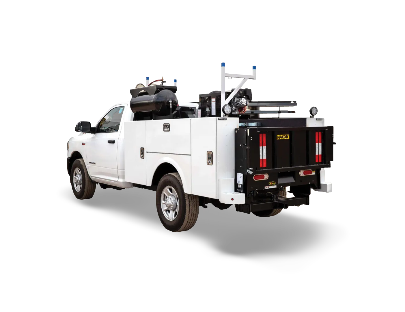 Maxon lift gate on a service body