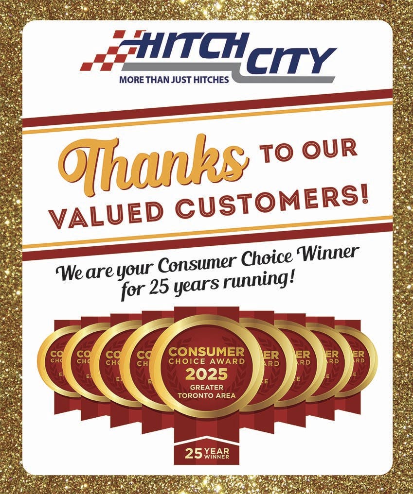 Hitch City 25 Years Consumer Choice Award Winner