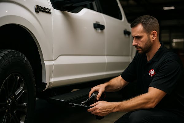 Running boards install example 1