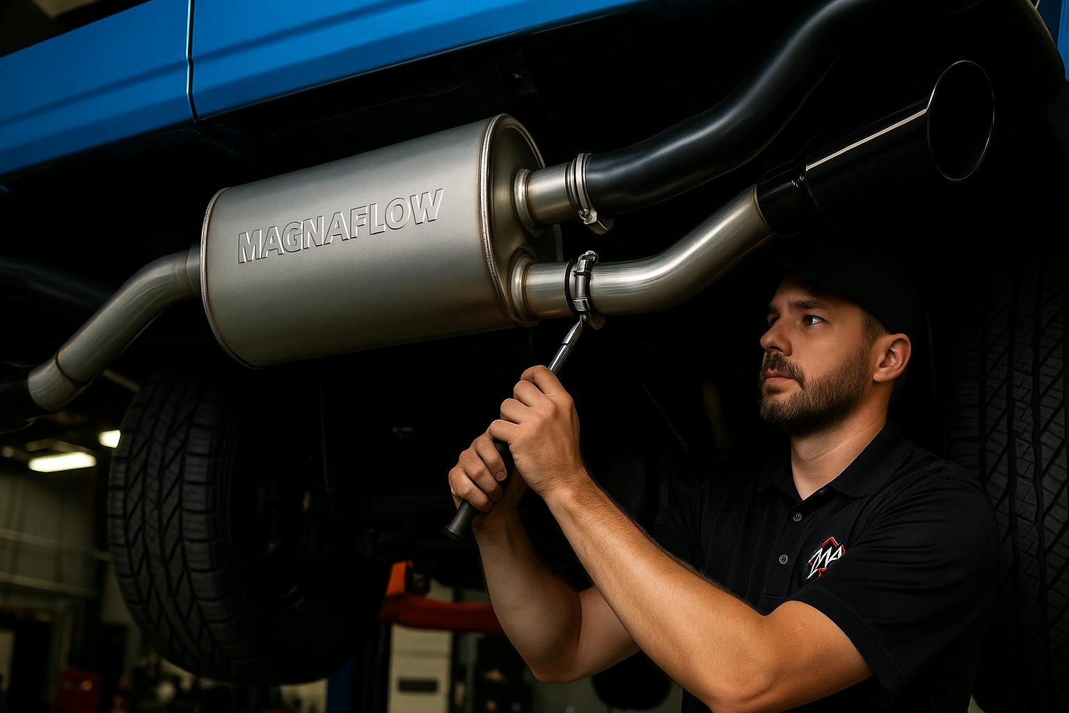 Performance muffler and exhaust upgrade example 2