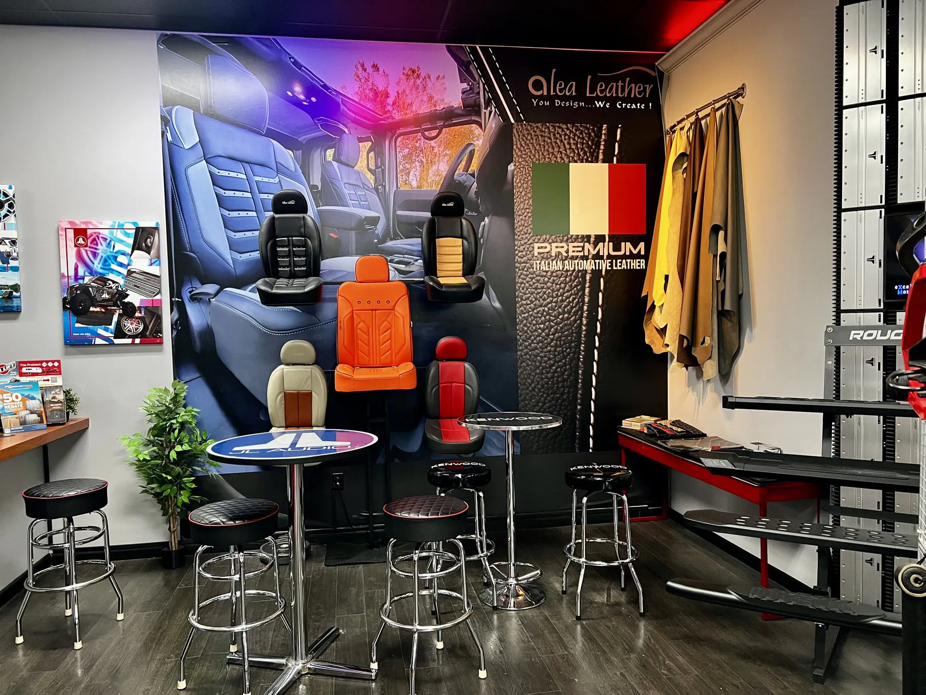 MCOR Alea leather interactive design studio
