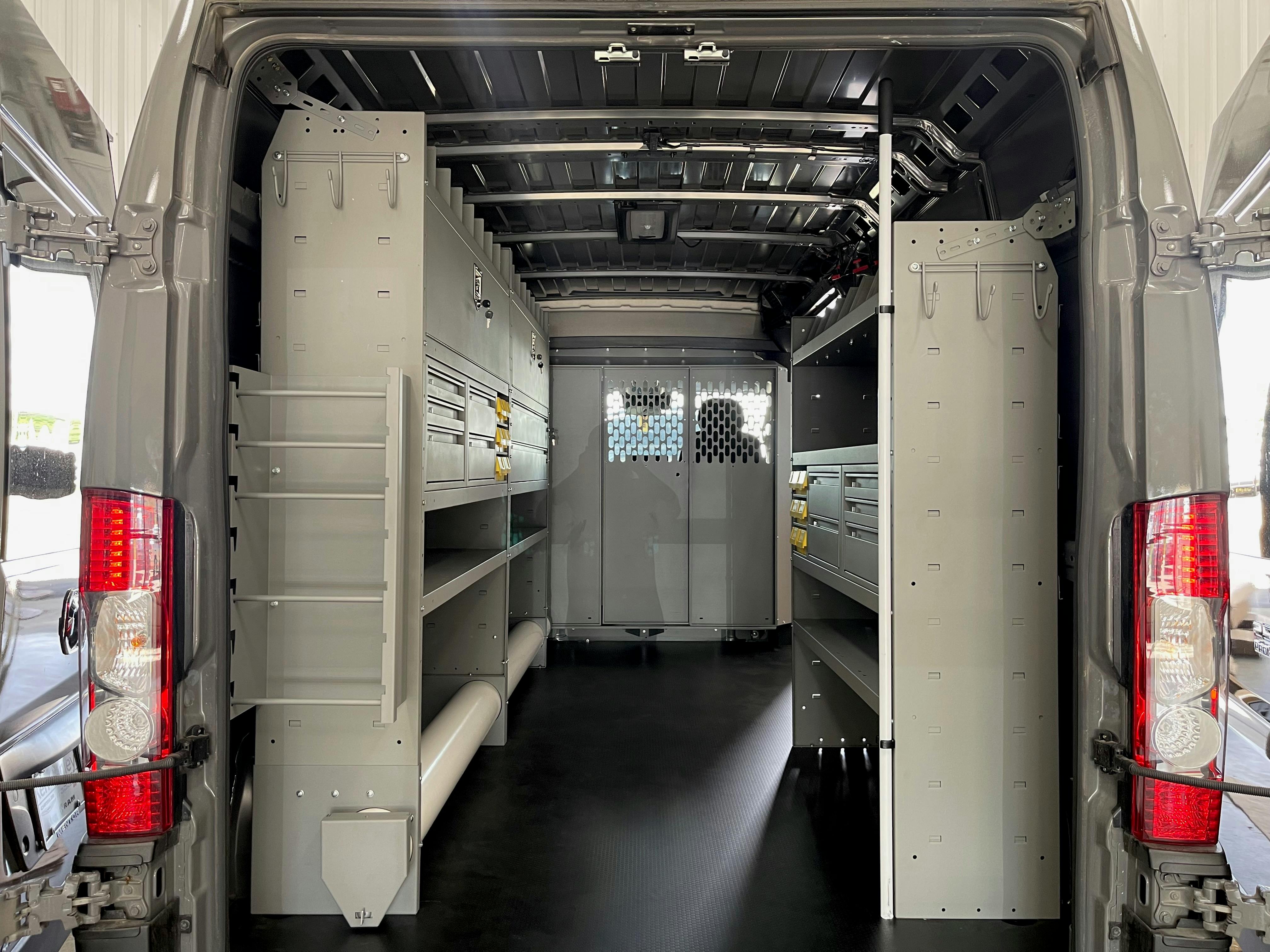 Commercial Van Upfit Installation