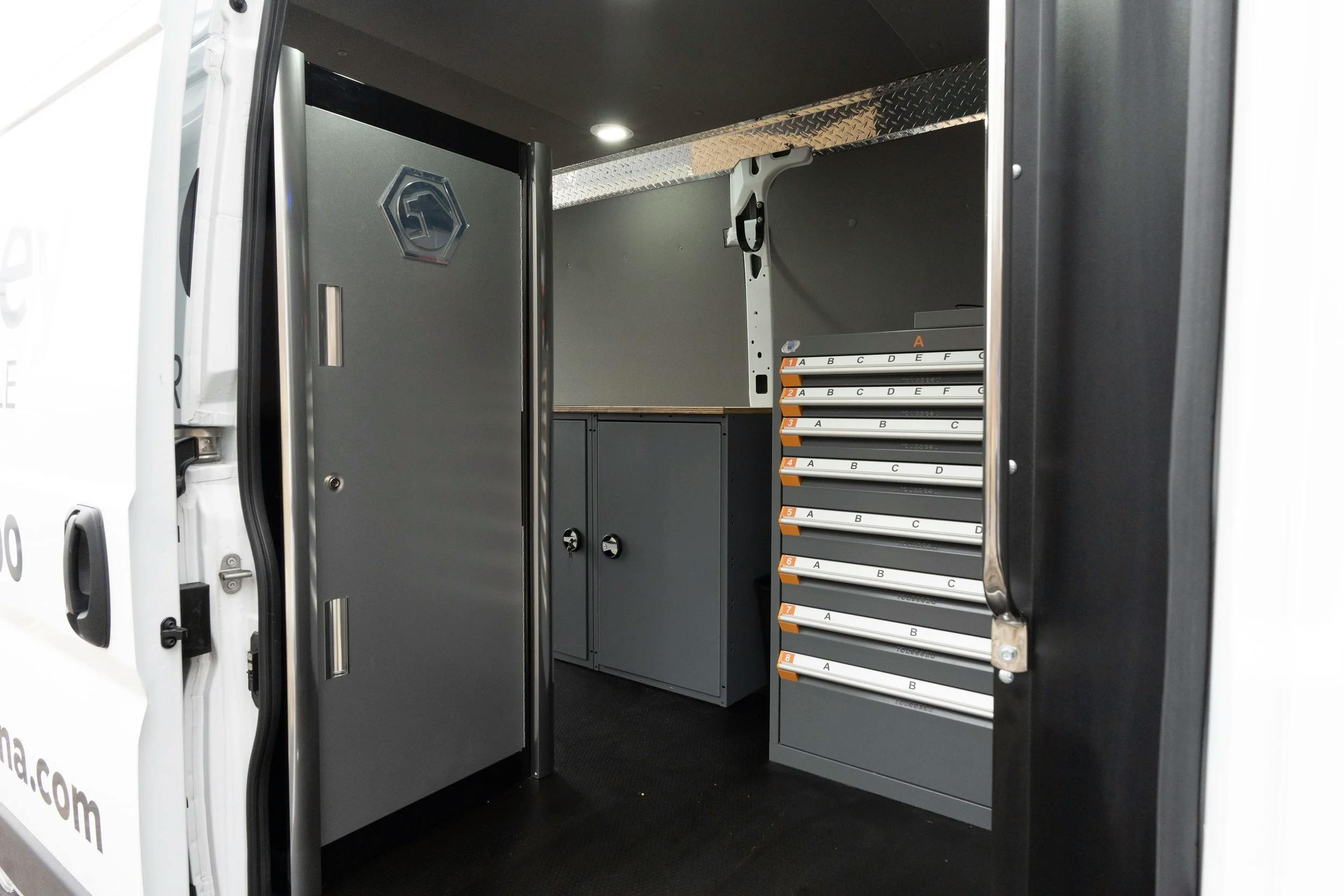 Work Van Storage Upfit by Medina Upfit