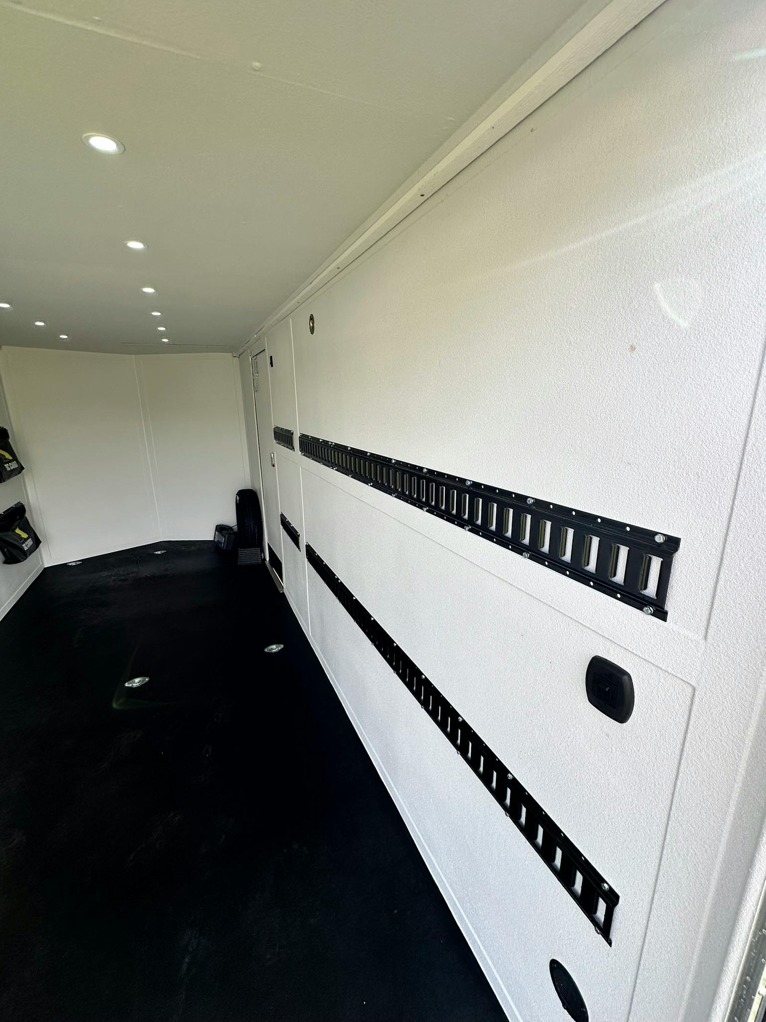 Hybrid Enclosed Trailer Interiors