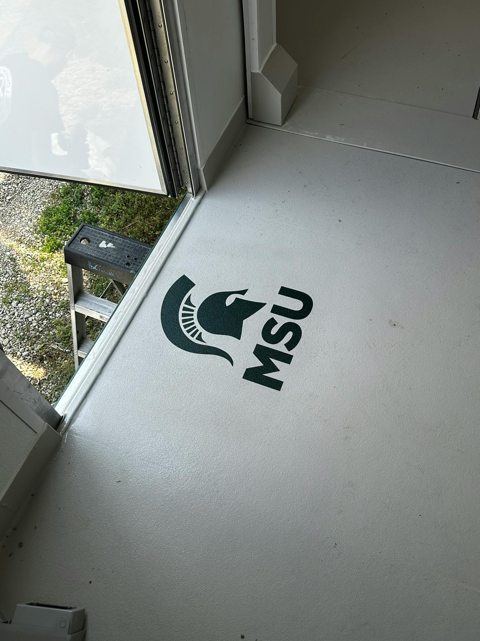 Polyaspartic Enclosed Trailer Interiors