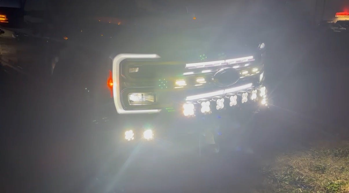 Front and Rear Strobes with Beacon and Directional Lighting