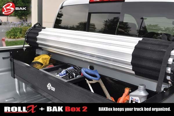 Bak Industries 36121 Roll X Aluminum Hard Rolling Tonneau Cover Black