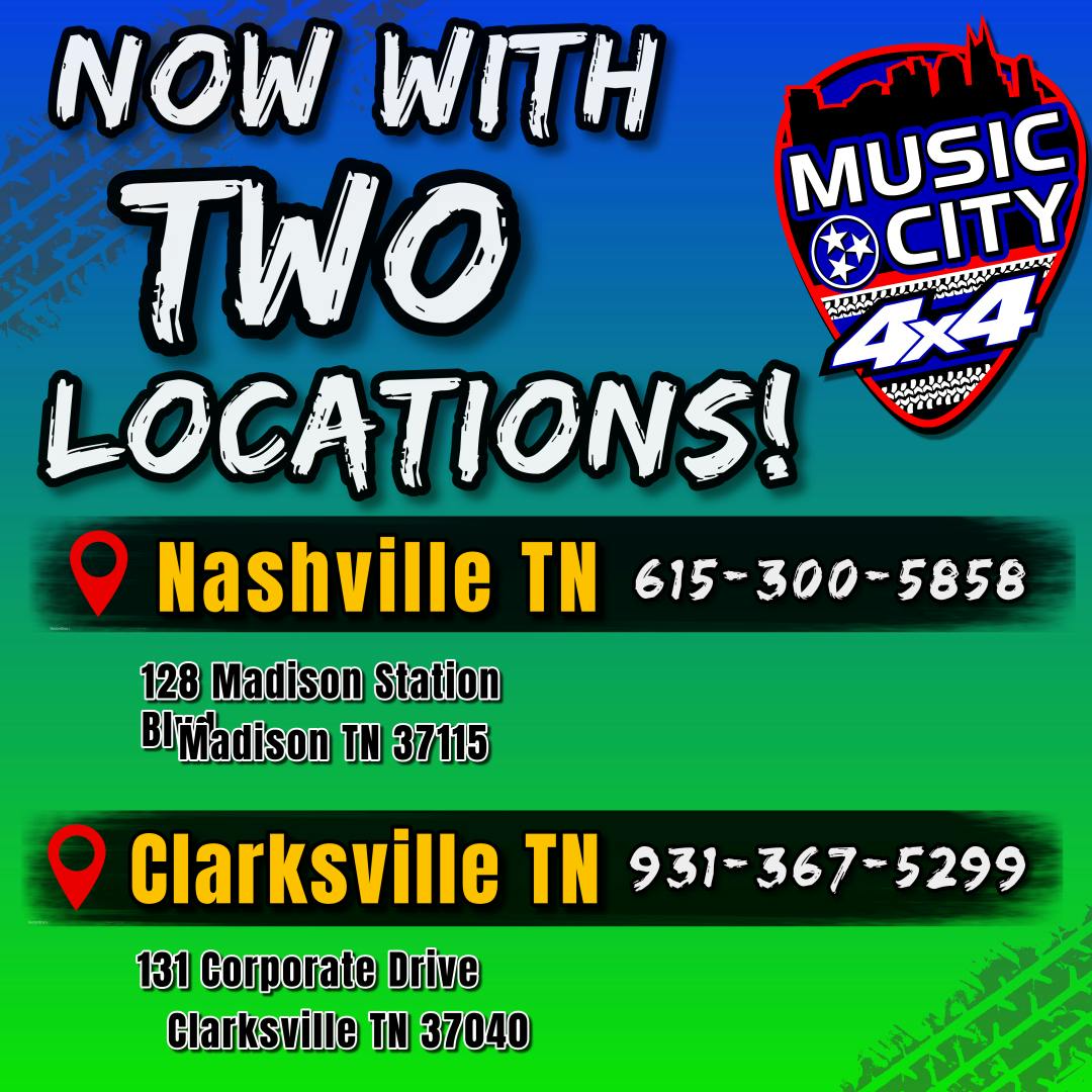 Music City 4x4 Locations