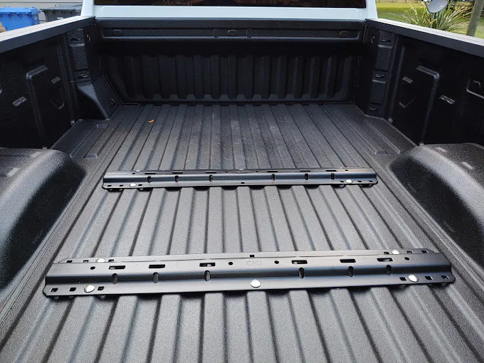 Applied bedliner protecting the paint