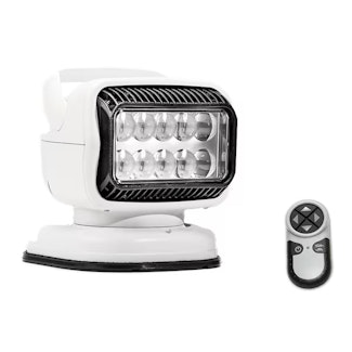 LED, Permanent Mount Shoe, Wireless Handheld Remote, White