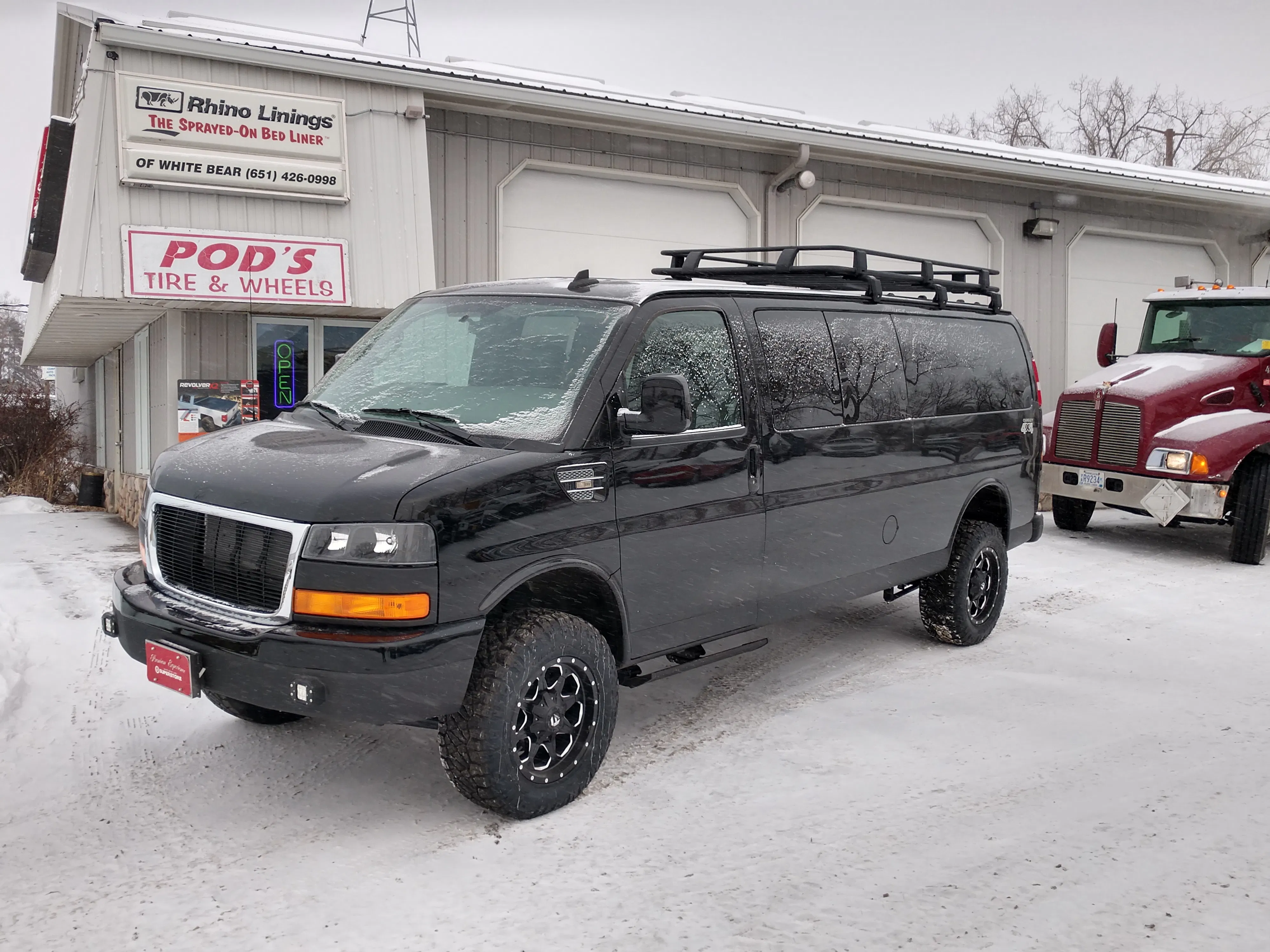 Custom van exterior upgrade