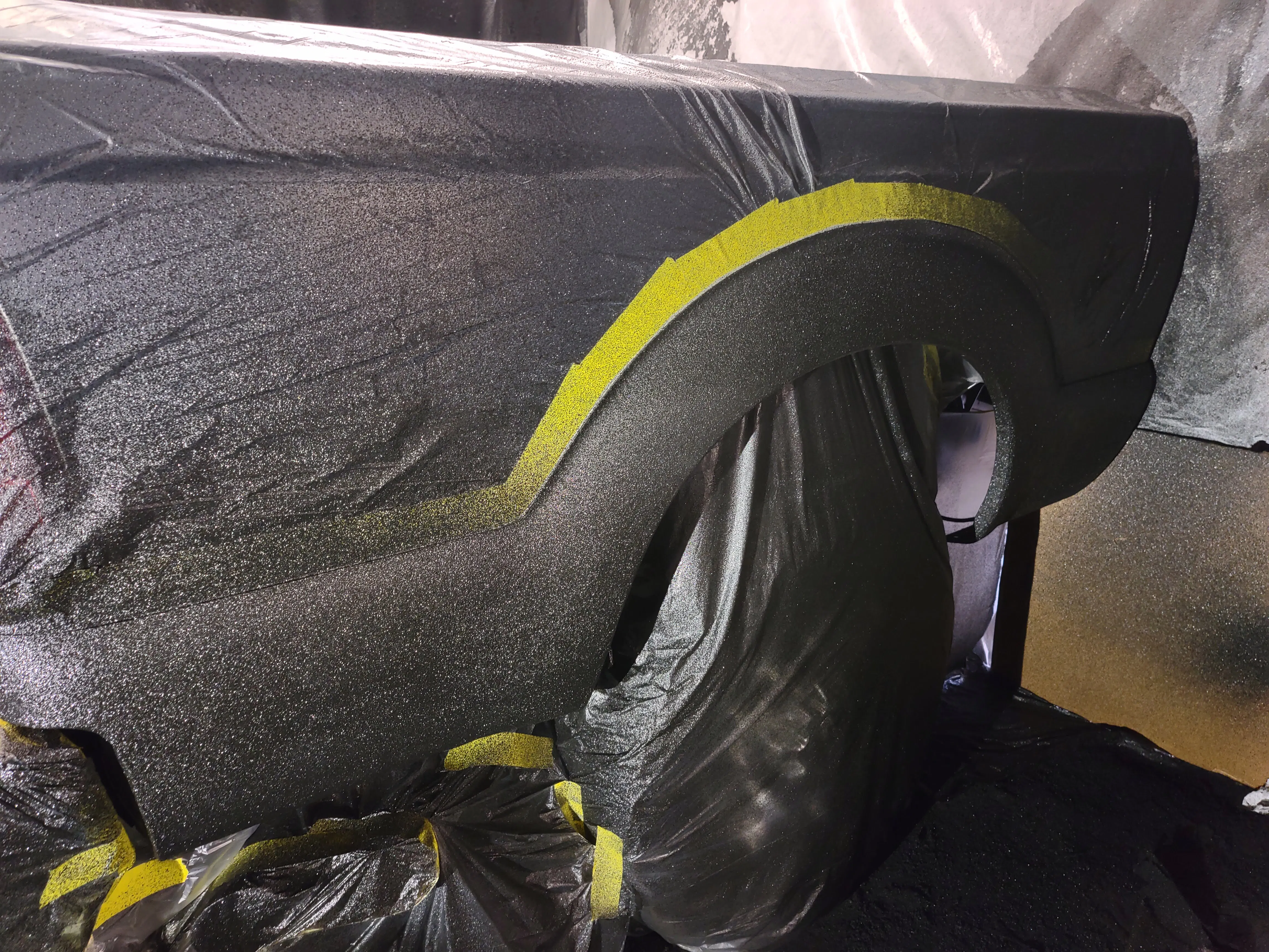 Truck bed liner detail