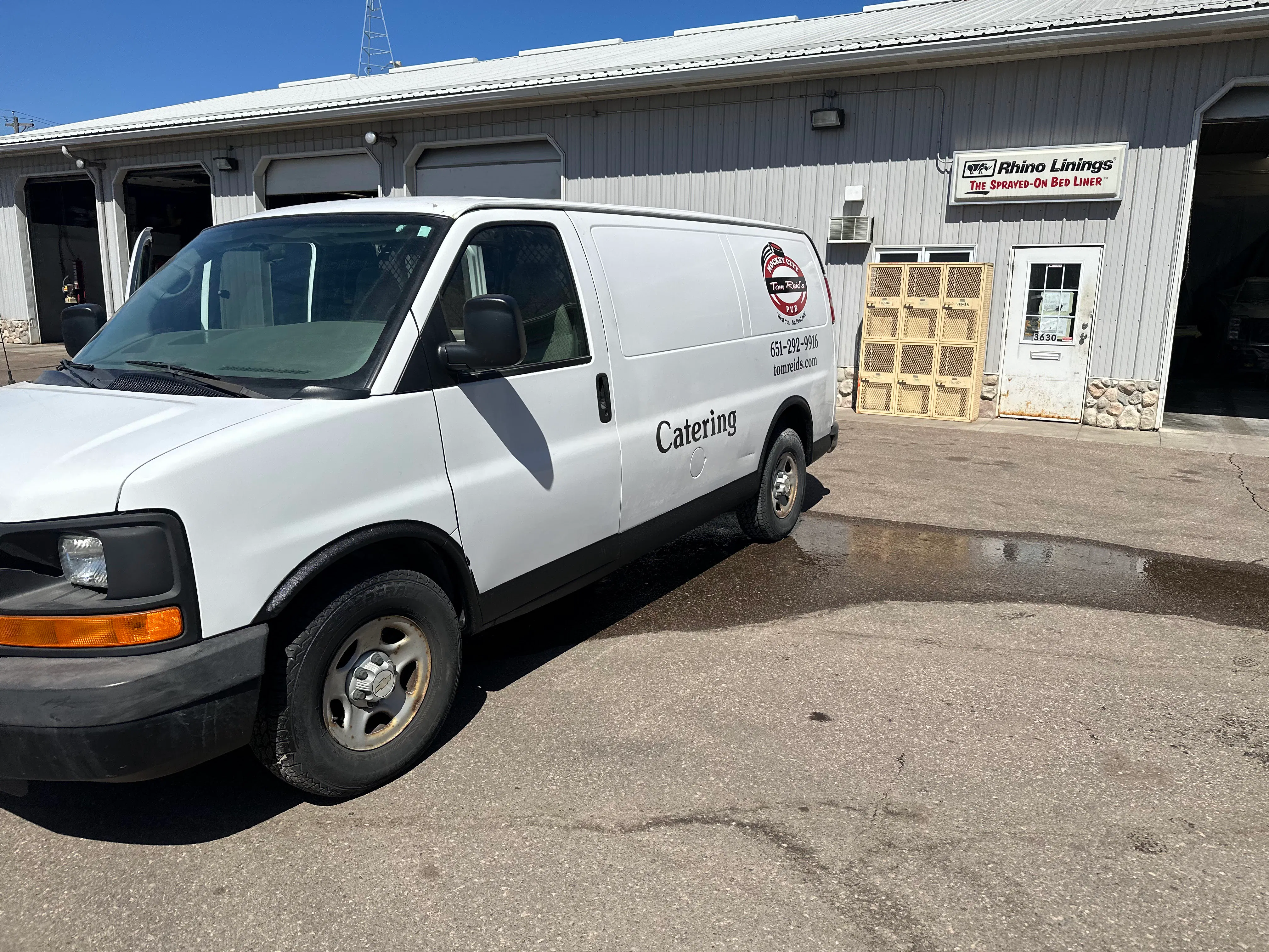 Custom van build detail