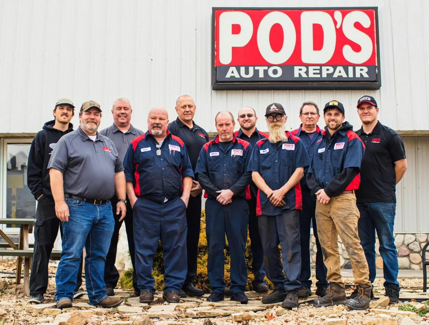 Pod's Customs Truck & Auto Accessories shop exterior in White Bear Lake, Minnesota (placeholder image)