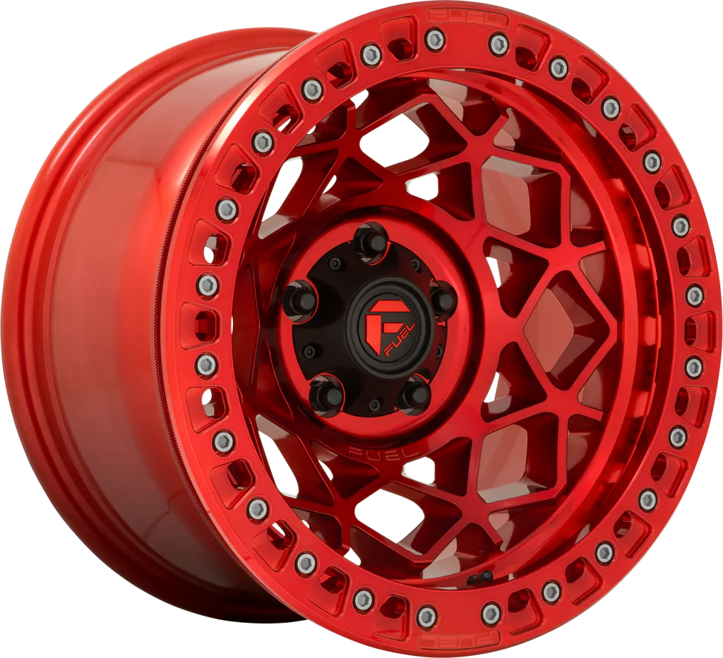Fuel Off Road D121 Unit Beadlock Red