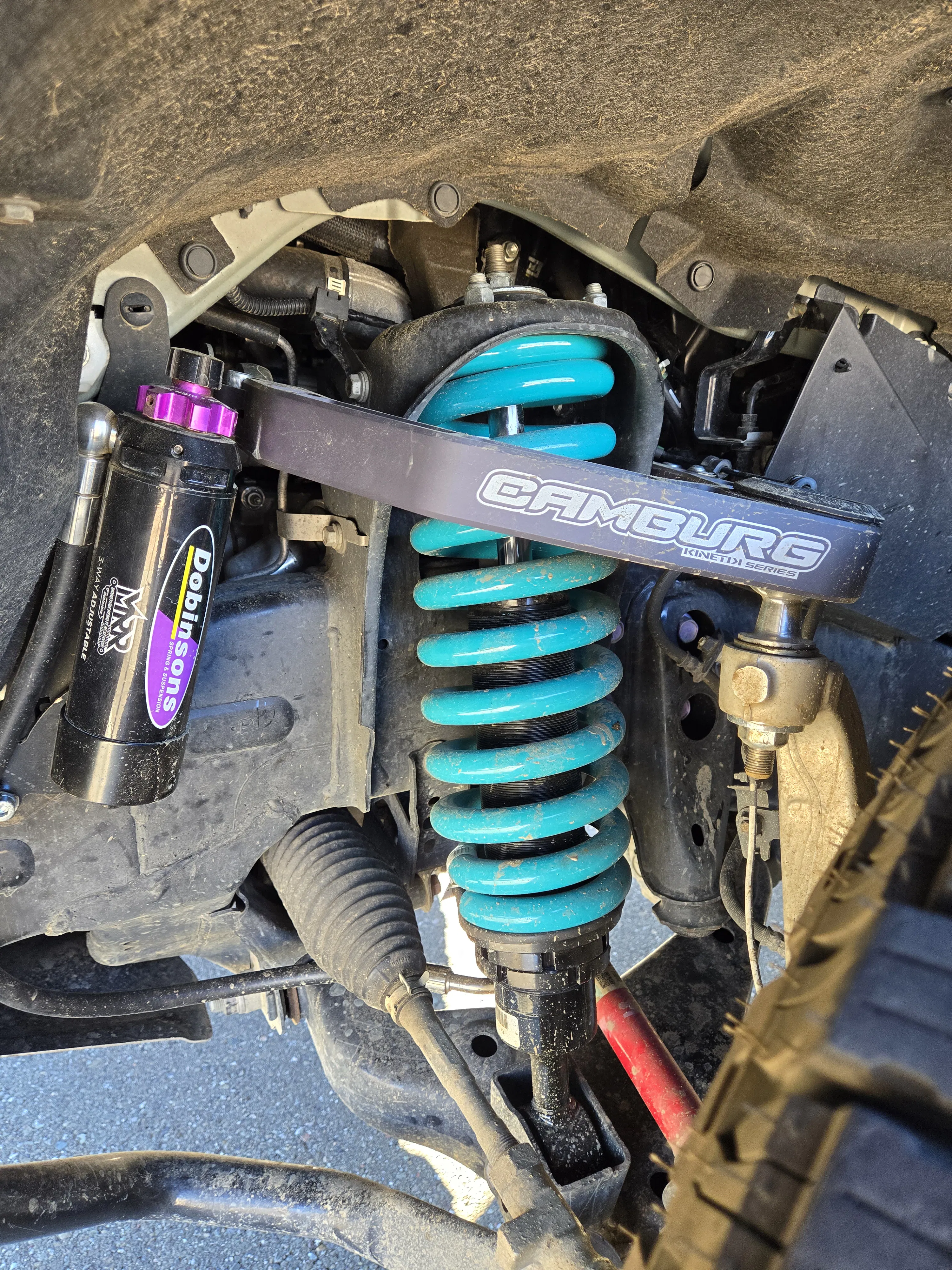 Dobinsons MRR coilover with Camburg UCA on a 3rd Gen Toyota Tundra