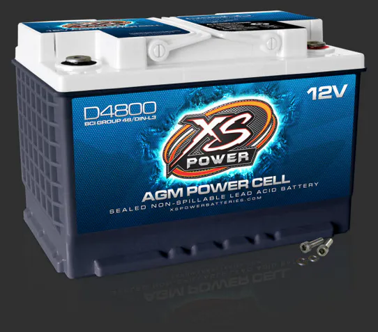 XS Power 12V 60-3000A Supplemental Car Audio Power AGM Battery
