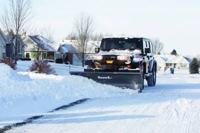 STRAIGHT BLADE LIGHT DUTY PLOW