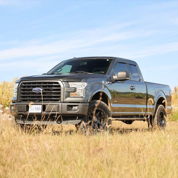 ArmourCaps stainless steel cap on a Ford F150