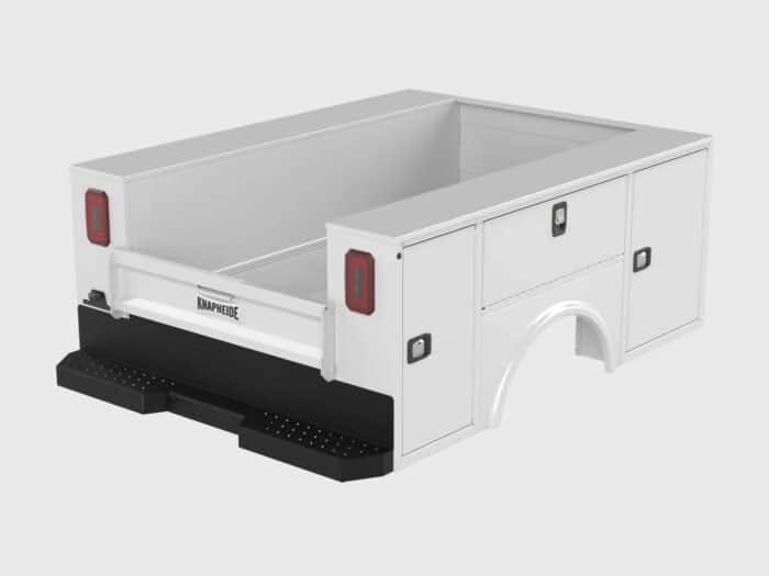Knapheide aluminum service body on a work truck