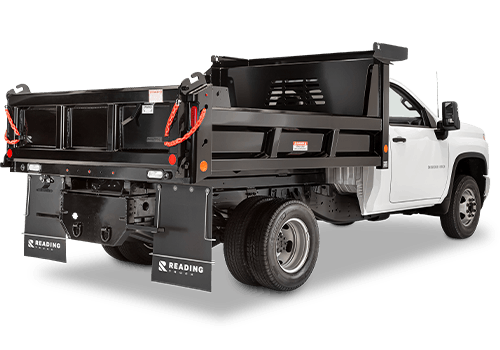 Reading Landscaper and Dump Body unloading materials