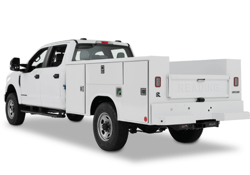 Reading Service Body on work truck