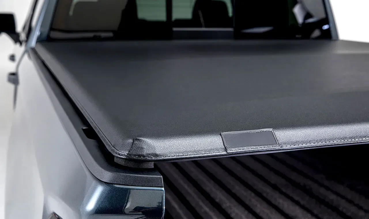 Soft tri-fold tonneau cover