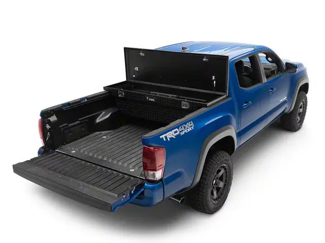 Crossover truck toolbox