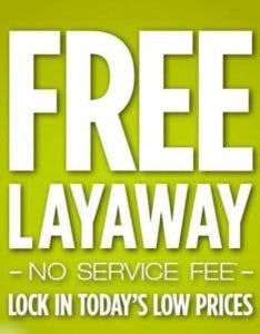 Layaway Program